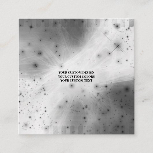 Carte De Visite Carré Créez votre propre personnalisation (Devant)