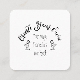 Carte De Visite Carré Créez votre propre personnalisation