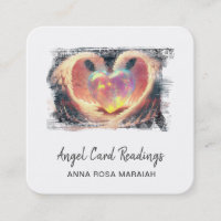 *~* Cristal Opal Coeur QR Angel ailes AP78 Glow