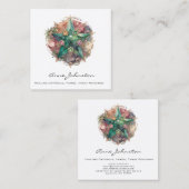 Carte de visite Carré Crystal Star (Devant / Derrière)