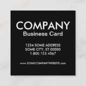 Carte De Visite Carré cummins (Dos)