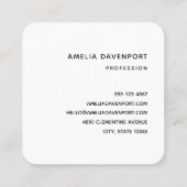 Carte De Visite Carré Cute Octopus Sea Creator (Dos)