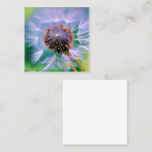 Carte De Visite Carré Dandelion Graphic (Devant / Derrière)