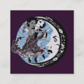 Carte De Visite Carré danser avec votre obscurité (Devant)