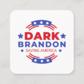 Carte De Visite Carré Dark Brandon (Dos)