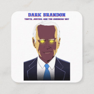 Carte De Visite Carré Dark Brandon