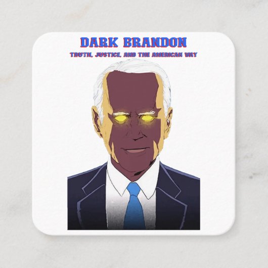Carte De Visite Carré Dark Brandon (Devant)