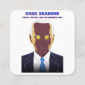 Carte De Visite Carré Dark Brandon (Dos)