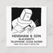 Carte de visite Carré de Blacksmith (Devant)