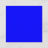 Carte de visite carré de bleu (Dos)
