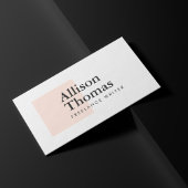 Carte De Visite Carré de broyage/broyage simple et minimal moderne