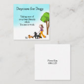 Carte de visite Carré de chien (Devant / Derrière)