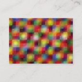 Carte De Visite Carré de couleur - potelé (Dos)