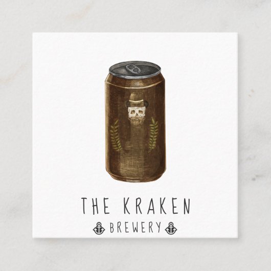 Carte de visite Carré de croquis de cidre d'artisa (Devant)