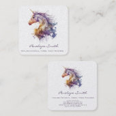 Carte de visite Carré de la licorne magique (Devant / Derrière)