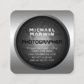 Carte de visite carré de lentille de caméra de sty (Dos)