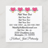 Carte De Visite Carré De Ma Cuisine / Traiteur / Maison Cuite (Dos)