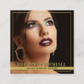 Carte de visite Carré de maquillage végétal (Devant)