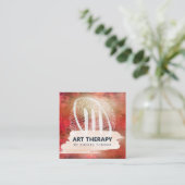 Carte de visite Carré de méditation en art thérape (Debout devant)