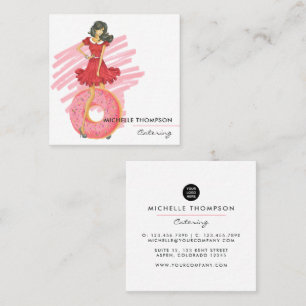 Carte de visite Carré de restauration alimentaire