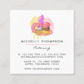 Carte de visite Carré de restauration alimentaire (Dos)