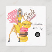 Carte de visite Carré de restauration alimentaire (Devant)