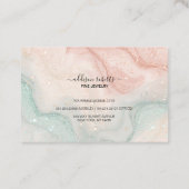 Carte de visite Carré de soins pour bijoux esthéti (Dos)