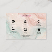 Carte de visite Carré de soins pour bijoux esthéti (Devant)