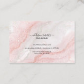 Carte de visite Carré de soins pour bijoux esthéti (Dos)