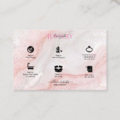 Carte de visite Carré de soins pour bijoux esthéti (Devant)