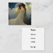 Carte De Visite Carré Déesse de la lune (Devant / Derrière)