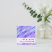 Carte de visite Carré des rubans Iridescente (Debout devant)