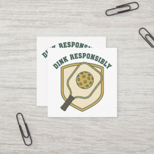 Carte De Visite Carré Dink de manière responsable