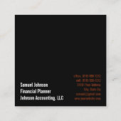 Carte De Visite Carré Directeur Général Drôle (Dos)