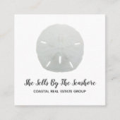 Carte de visite Carré Dollar de sable (Devant)