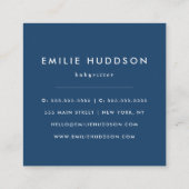 Carte De Visite Carré Dormir, Babysitter, Garderie, Garde d'enfants (Dos)