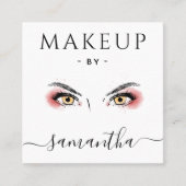 Carte De Visite Carré Dramatic Eye Makeup Artist  (Devant)