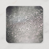 Carte De Visite Carré Droplets d'eau (Devant)