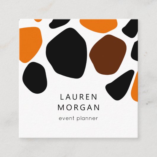 Carte de visite Carré du Royaume animal moderne (Devant)