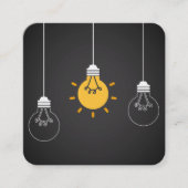 Carte De Visite Carré Éclairage (Devant)