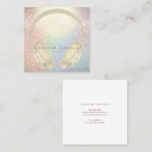 Carte De Visite Carré effet étincelant dee jay (Devant / Derrière)