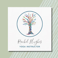 Elégant arbre de vie instructeur de yoga
