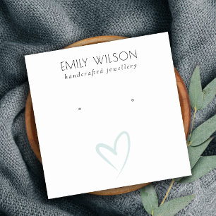 Carte De Visite Carré Élégant Élégant Écran d'oreille