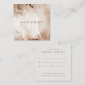 Carte De Visite Carré Élégant Gold Parties scintillant Agate Marbre Cert (Devant / Derrière)