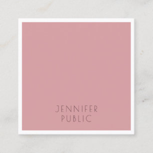 Carte De Visite Carré Élégant minimaliste professionnel moderne Modèle