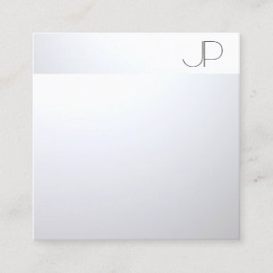 Carte De Visite Carré Elégant professionnel moderne Modèle d'apparence d