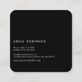 Carte De Visite Carré Entraîneur Reiki Master Life (Dos)