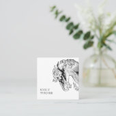 Carte De Visite Carré Équestre Équestre de la grange (Debout devant)