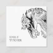 Carte De Visite Carré Équestre Équestre de la grange (Devant)