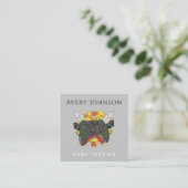 Carte De Visite Carré Essais de jeu moderne gamer Cool graphique tendanc (Debout devant)